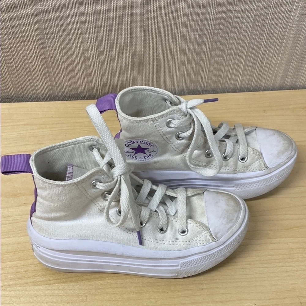 Converse Chuck Taylor All Star Move Color Pop Platform‎ white & purple high top